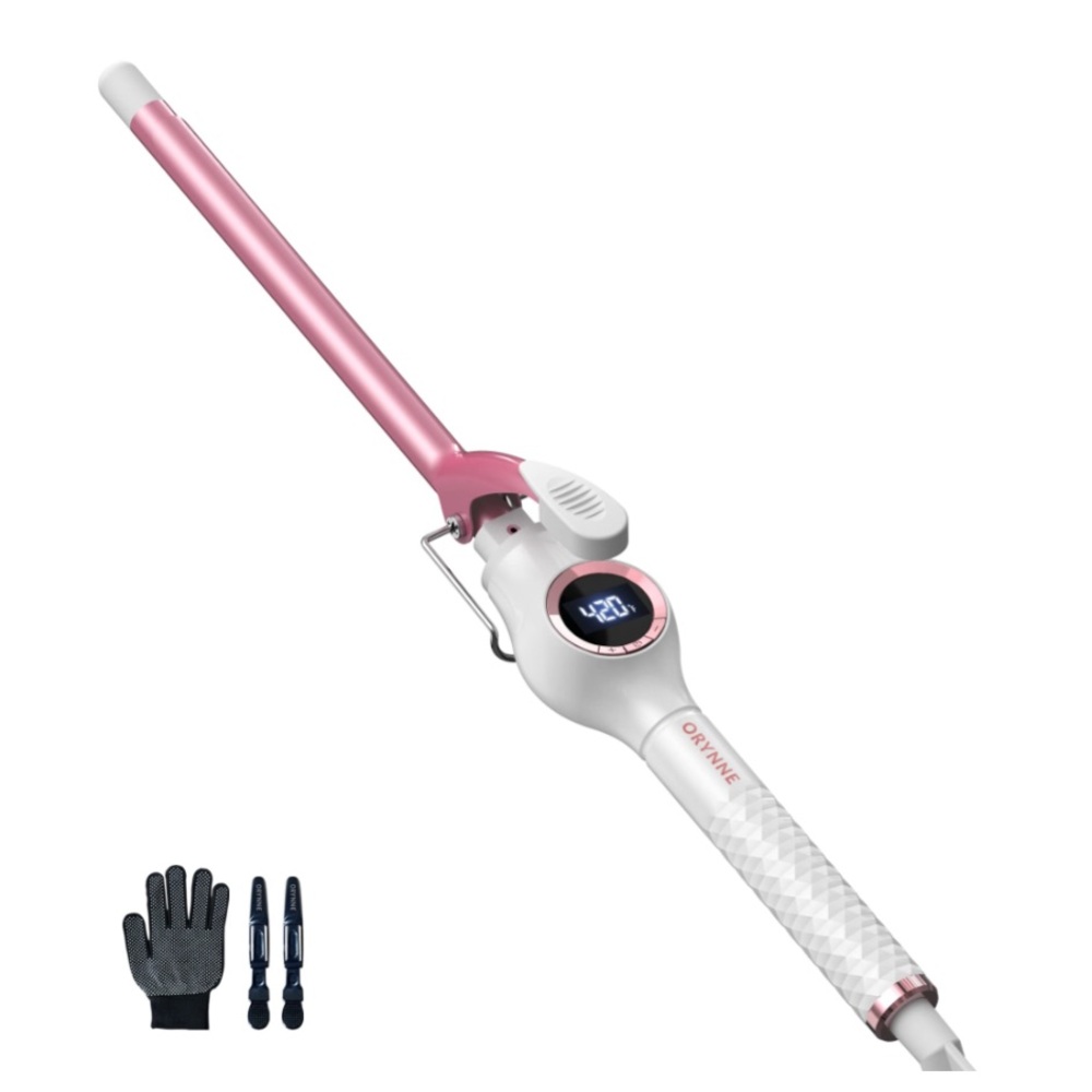 Orynne Digital Ceramic Curling Iron 1/2” Small Curls Hair Tool.